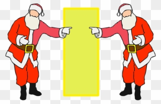 Background Claus Full Length - Weihnachtskostüm Clipart