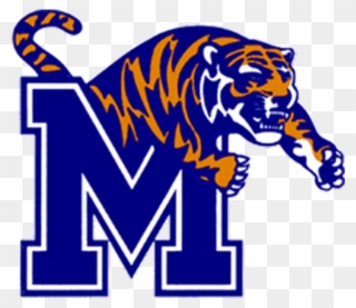 L, 45-66 - Memphis Tigers Logo Clipart