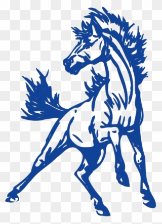 John Jay High School Mustangs Clipart