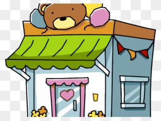 Original - Souvenir Shop Cartoon Clipart