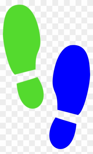 Vector - Shoes Footprints Clipart