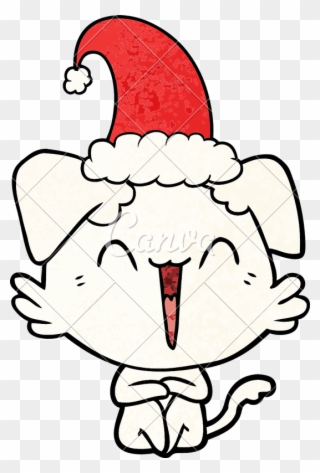 Christmas Dog Cartoon - Disgusted Face Cartoon Clipart