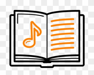 Music Book Icon Colour - Music Book Clip Art - Png Download