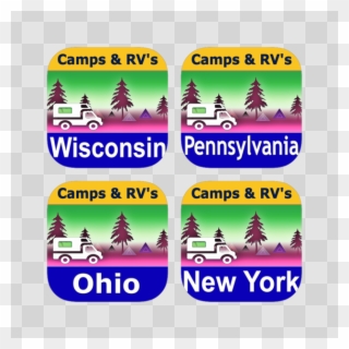 The Great Lakes Camping Spots & Rv Sites Bundle On - Wisconsin Builders Association Clipart