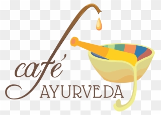 Caf Ayurveda A Place For Wellness Logo - Logo Design For Ayurveda Hospital Clipart