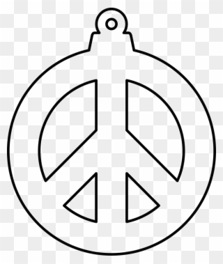 Christmas Custom Christmas Sweater Black And White - Favicon Peace Sign Clipart