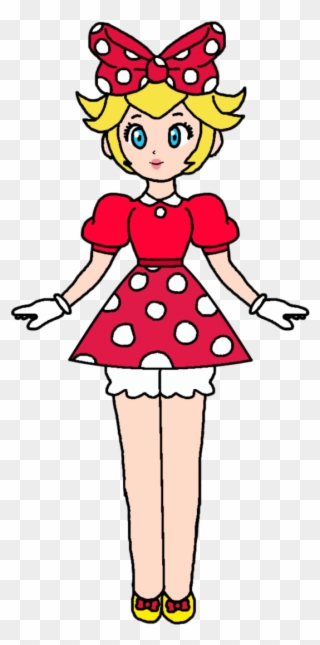 Minnie - Princess Peach Cinderella Clipart