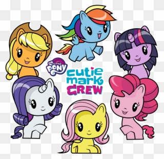 The Cutie Mark Crew Happy Meal Toys Are Now Available - Mlp Cutie Mark Crew Clipart
