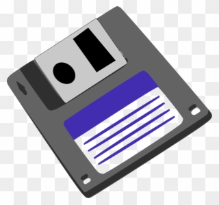Illustration Of A Floppy Disk - Floppy Disk Clip Art - Png Download