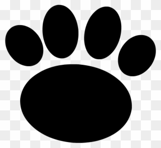 Click The Paw Print To Get A New Problem - Animated Paw Print Gif Clipart