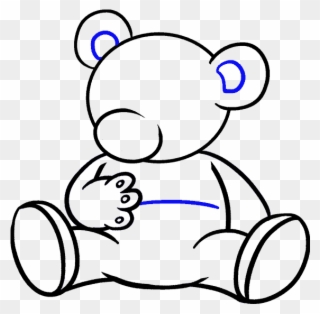 How To Draw Cartoon Bear - Drawing Clipart