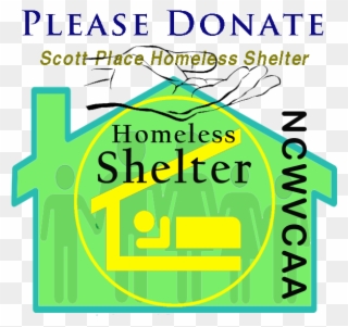 Scott Place Homeless Shelter In Need Of Donations - Graphic Design Clipart