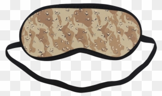 Desert Camouflage Pattern Sleeping Mask By Gravityx9 - Ahegao Mask Clipart