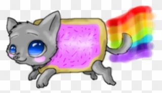 Cat Valentine Nyan Cat Png Clipart 4536242 Pinclipart - nyan cat roblox decal id