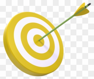 Image For Starting 2018-2019 On The Right Foot - Yellow Target Clip Art - Png Download