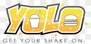 Milkshake Clipart Burger - Yolo Burger And Milkshake Bar - Png Download