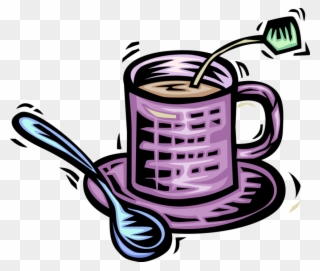 Vector Illustration Of Cup Of Steeped Tea In Teacup Clipart (#1143762 ...