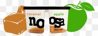 Caramel & Apple - Noosa Yogurt Caramel Apple Clipart