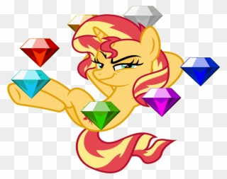 Ugandan Knuckles Png Library Stock - Mlp Chaos Emeralds Clipart