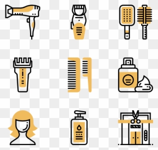 Barber Icons Free Png Free Stock - Icon Clipart