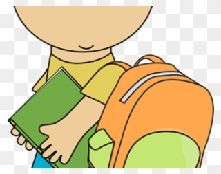 Children Going To School Clipart - Boy Goes To School Clip Art - Png Download