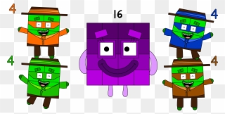 Transparent Download Image Numberblock Turns Into - Numberblocks Count By 2 Clipart