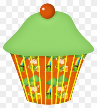 Cupcake Saint Patrick's Day - Illustration Clipart