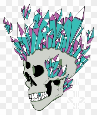 Crown Of Turquoise Final No Background - Skull Clipart