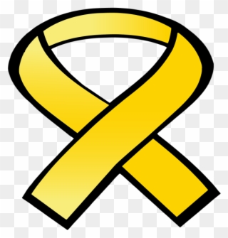 Morte De Crianças Por Câncer Caiu 13% Em 10 Anos - Yellow Ribbon Clipart