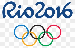 Rio 2016 Logo-svg - Olympic Rings Rio 2016 Clipart