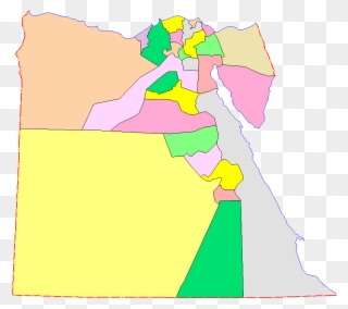 A) Muhāfazāt [محافظة] (sing. Muhāfazāh) (27): 1. Ad - Labeled Nile River Map Clipart