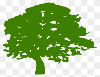Graphic Tree Images - Green Tree Clip Art - Png Download