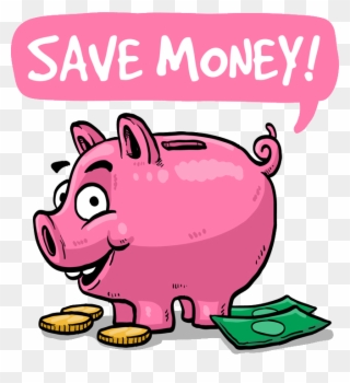 Money Saving Clip Art - Clip Art Save Money - Png Download