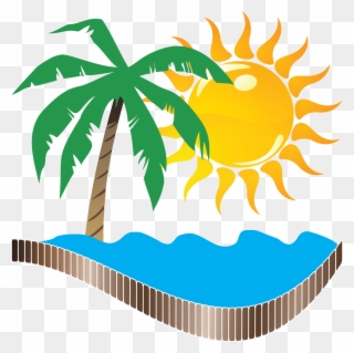 Pool And Spa Construction - Palm Tree Clipart