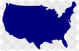 Download United States Postal Service Clipart Enspect - Vector Us Map Png Transparent Png
