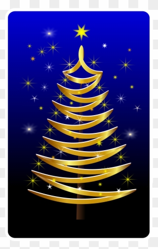 Big Image - Stylised Christmas Tree Clipart