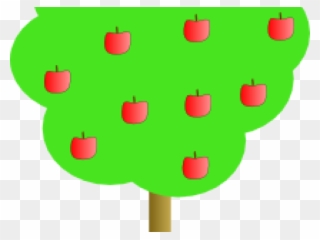 Small Clipart Apple Tree - Png Download