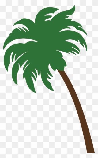 Image - Crossed Palm Trees Clipart