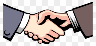 Law Clipart Contract Law - Shake Hand Logo Clip Art - Png Download