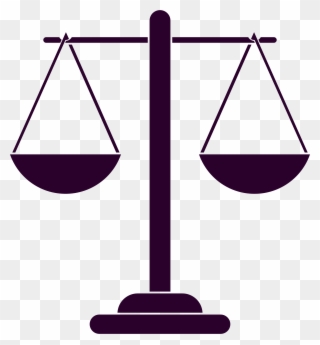 Big Image - Scales Of Justice Silhouette Clipart