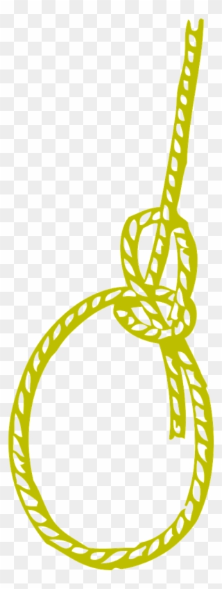 Boat, Knot, Yellow, Rope, Cleat Hitch, Marine - Cartoon Rope Knot Png Clipart