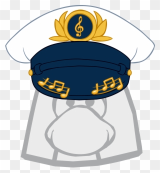 Cruise Captain Hat - Club Penguin The Right Clipart