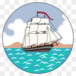 Badge Of British Guiana - British Cartoon Ship Clipart