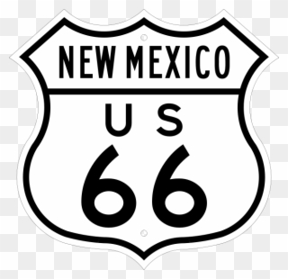 Us 66 New Mexico - U.s. Route 66 Clipart