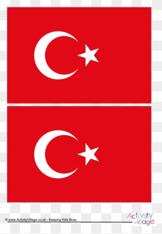 Download This Free Printable Turkey Template A4 Flag - Çanakkale Martyrs' Memorial Clipart