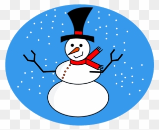 How To Draw Snowman - Easy Drawing Of Snowman Clipart