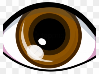 Hazel Eyes Clipart Bron - Brown Transparent Eye Cartoon - Png Download