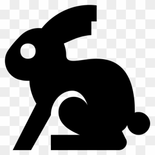 Easter Rabbit Icon - Easter Bunny Clipart