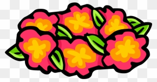 Flowerheaddress - Codes De Free Penguin Flores Clipart