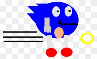 Free Sonic - Sanic Clipart - Png Download